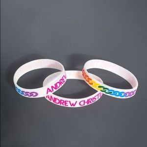 Andrew Christian Pride Link Wristband Bracelet